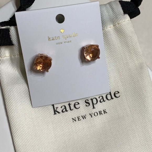 Kate Spade Gumdrop Stud Round Cut Earrings - Picture 6 of 8
